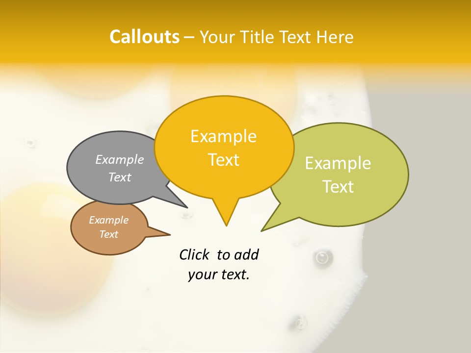 Diet Separated Morning PowerPoint Template