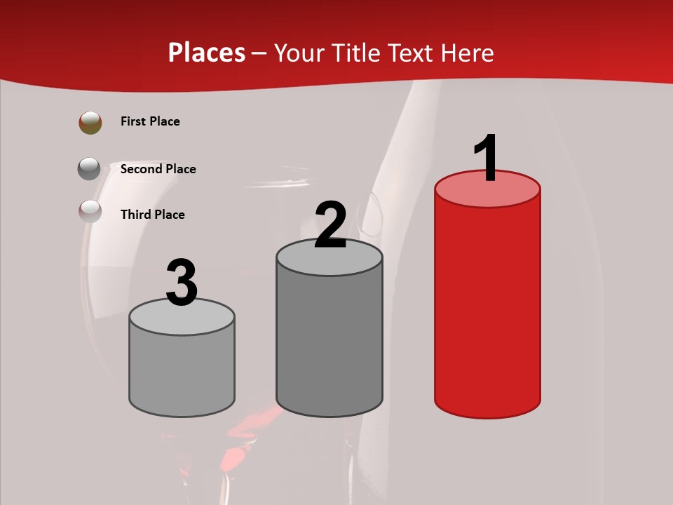 Copyspace Wineglass Alcohol PowerPoint Template