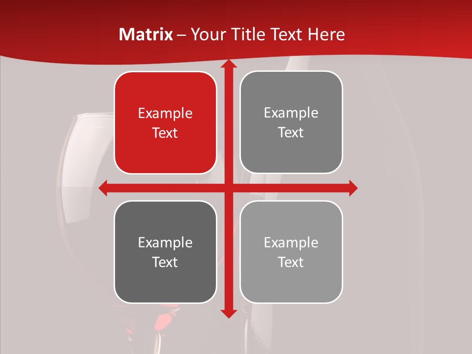 Copyspace Wineglass Alcohol PowerPoint Template