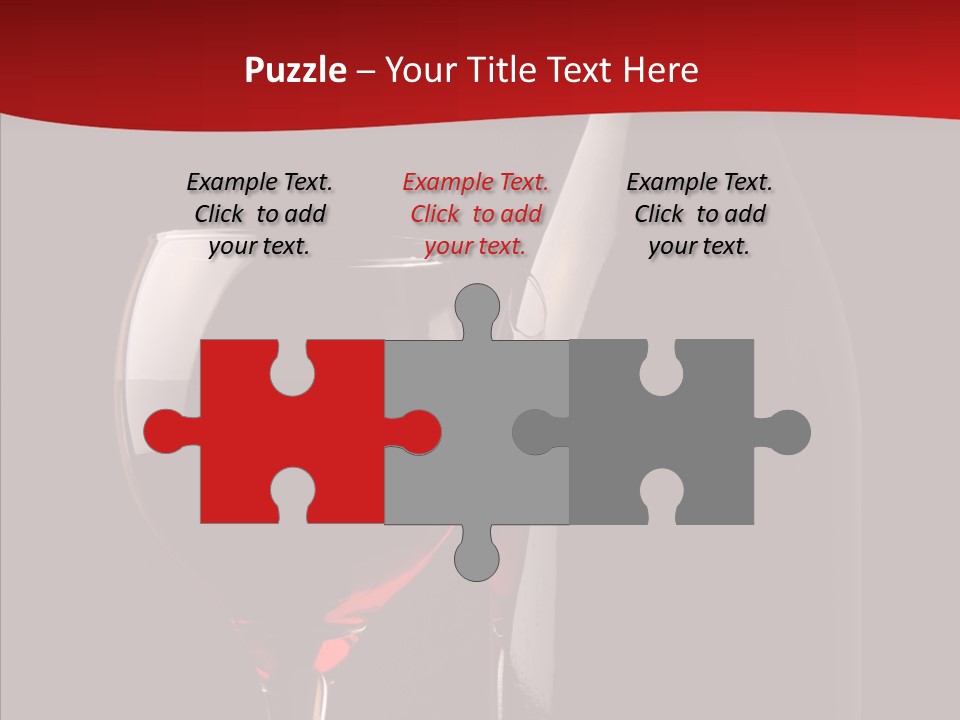 Copyspace Wineglass Alcohol PowerPoint Template