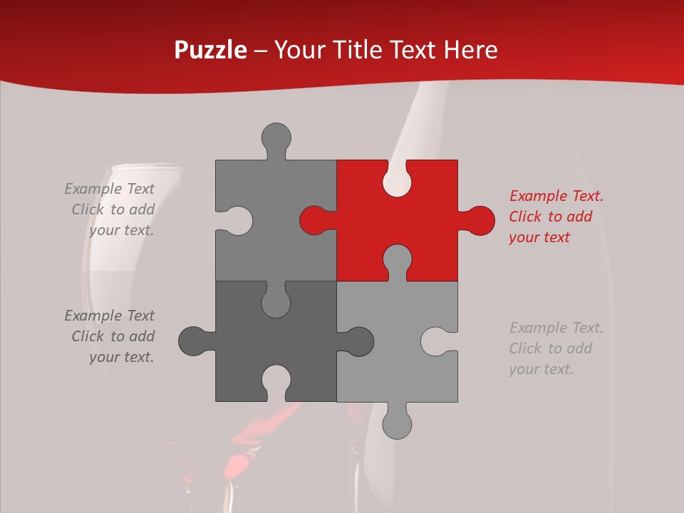 Copyspace Wineglass Alcohol PowerPoint Template