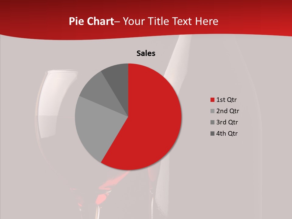 Copyspace Wineglass Alcohol PowerPoint Template