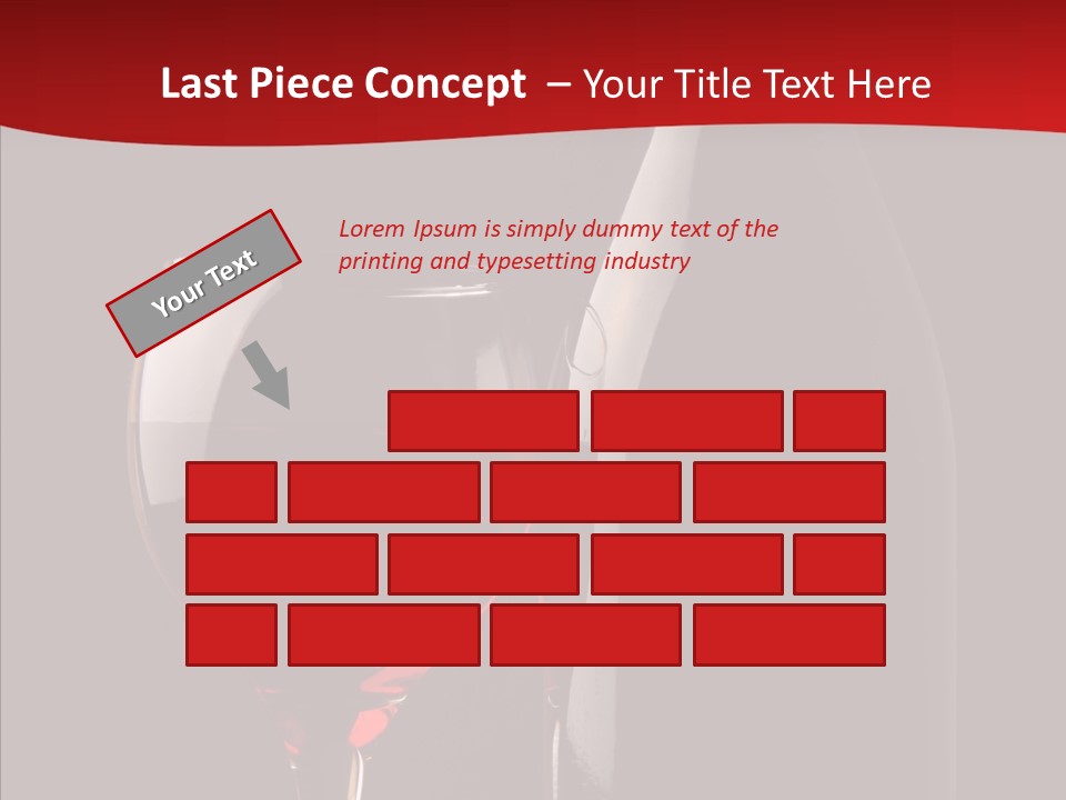 Copyspace Wineglass Alcohol PowerPoint Template