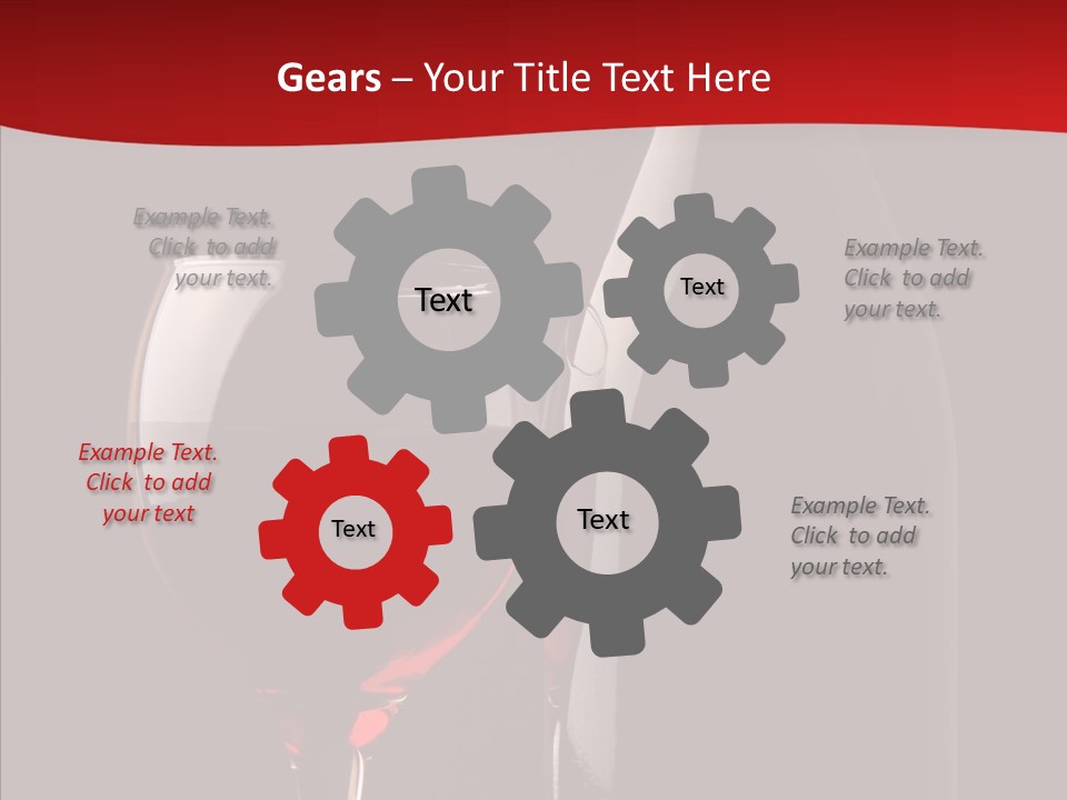 Copyspace Wineglass Alcohol PowerPoint Template