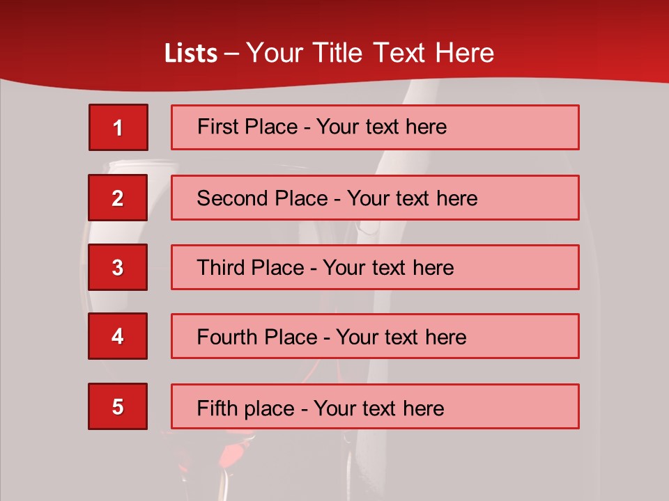 Copyspace Wineglass Alcohol PowerPoint Template