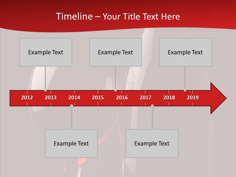 Copyspace Wineglass Alcohol PowerPoint Template