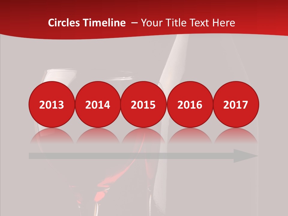 Copyspace Wineglass Alcohol PowerPoint Template