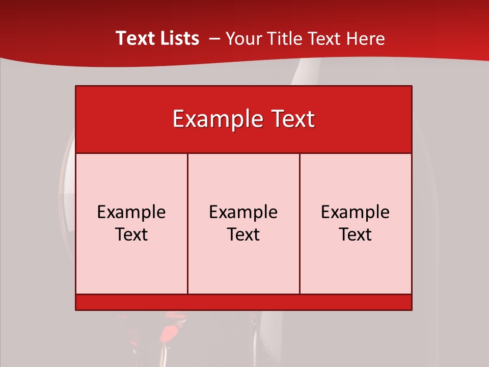 Copyspace Wineglass Alcohol PowerPoint Template