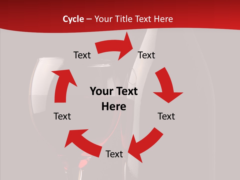 Copyspace Wineglass Alcohol PowerPoint Template