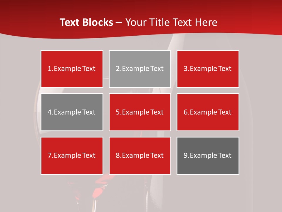 Copyspace Wineglass Alcohol PowerPoint Template