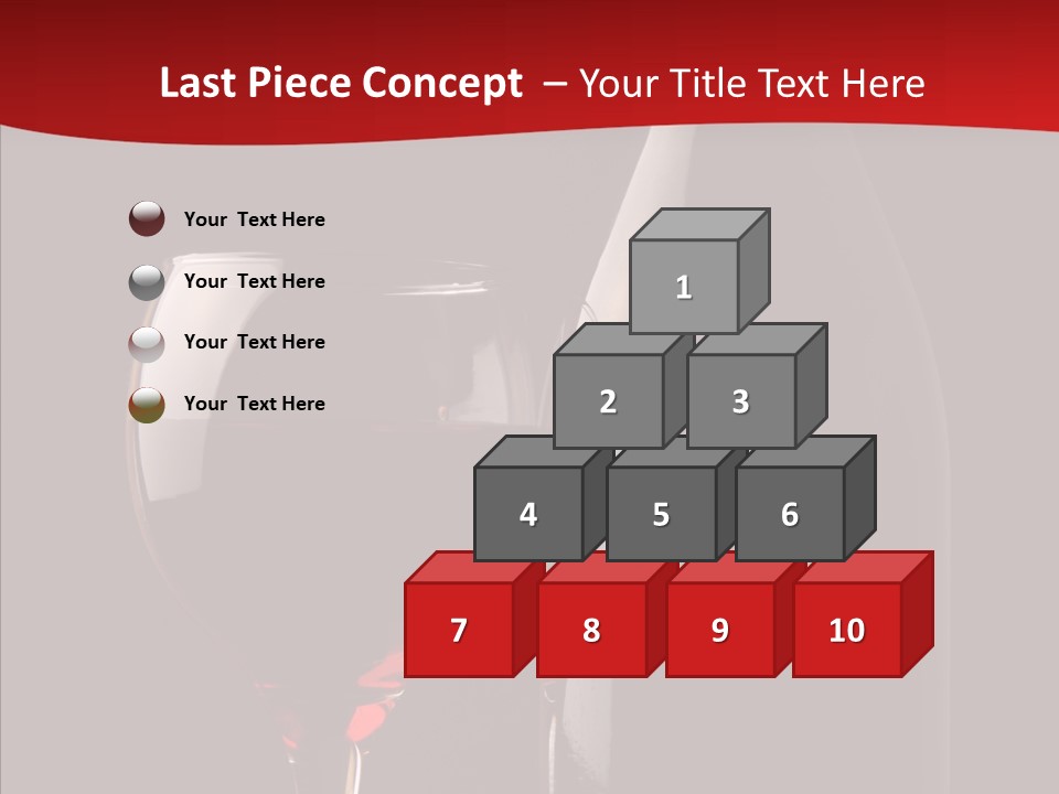 Copyspace Wineglass Alcohol PowerPoint Template