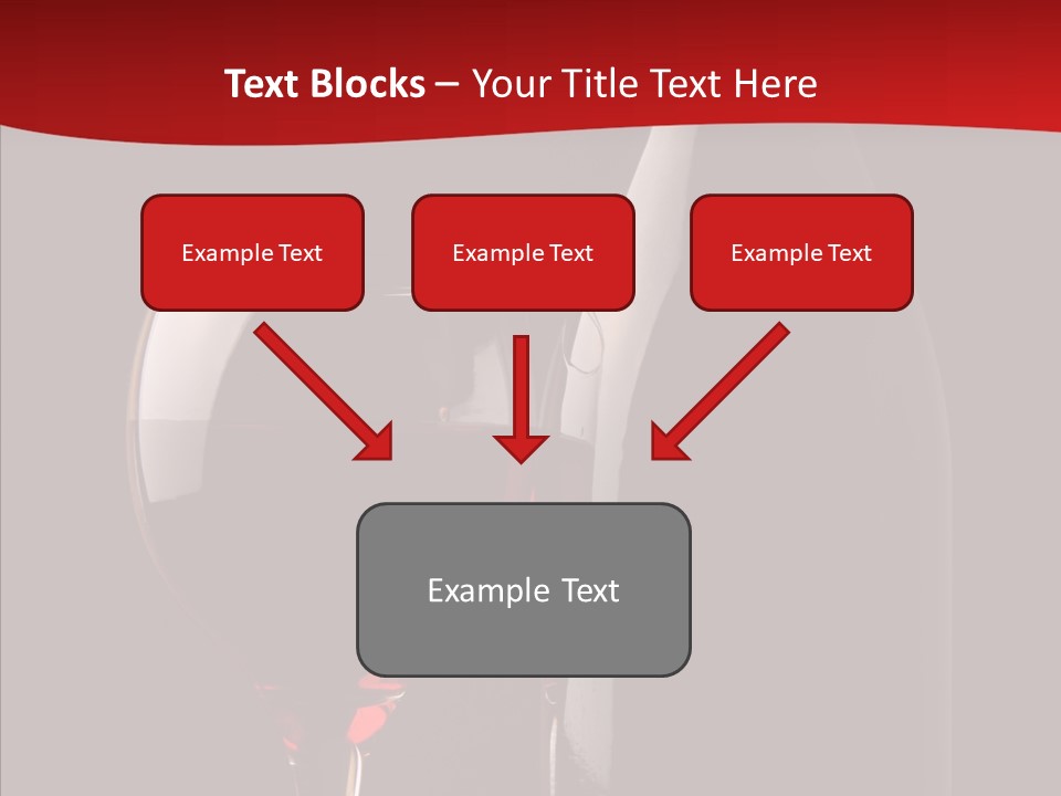 Copyspace Wineglass Alcohol PowerPoint Template