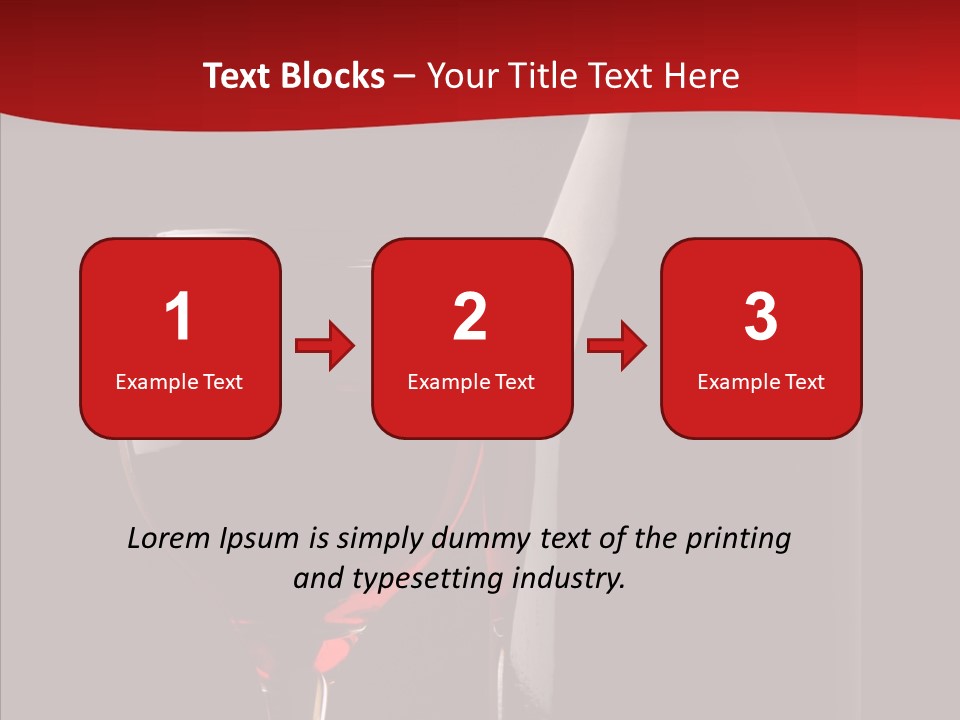 Copyspace Wineglass Alcohol PowerPoint Template