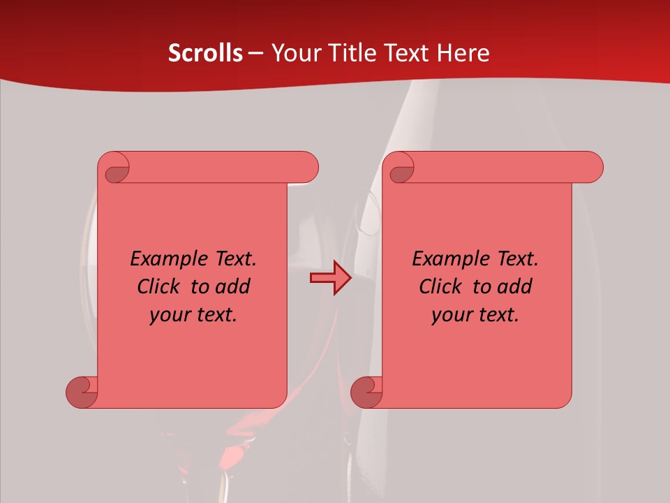 Copyspace Wineglass Alcohol PowerPoint Template