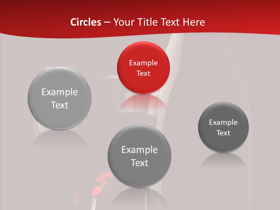 Copyspace Wineglass Alcohol PowerPoint Template