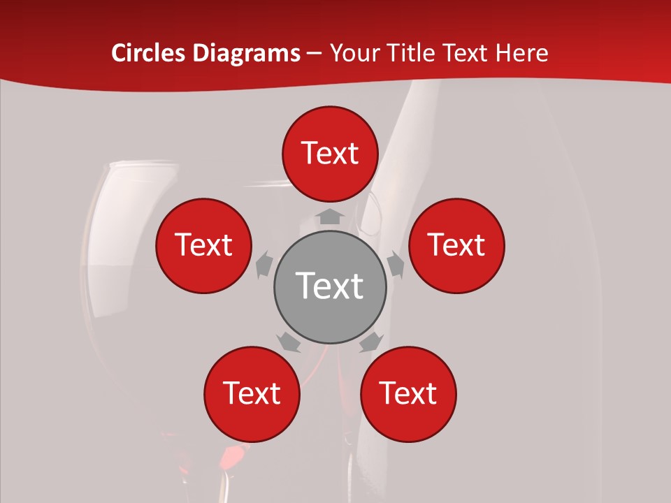 Copyspace Wineglass Alcohol PowerPoint Template