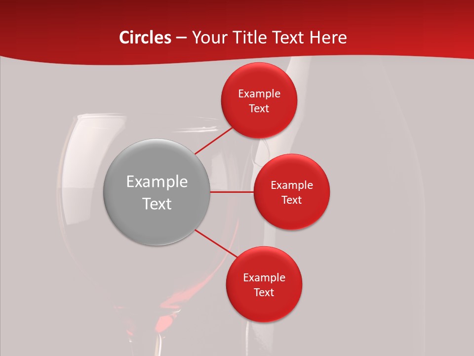 Copyspace Wineglass Alcohol PowerPoint Template