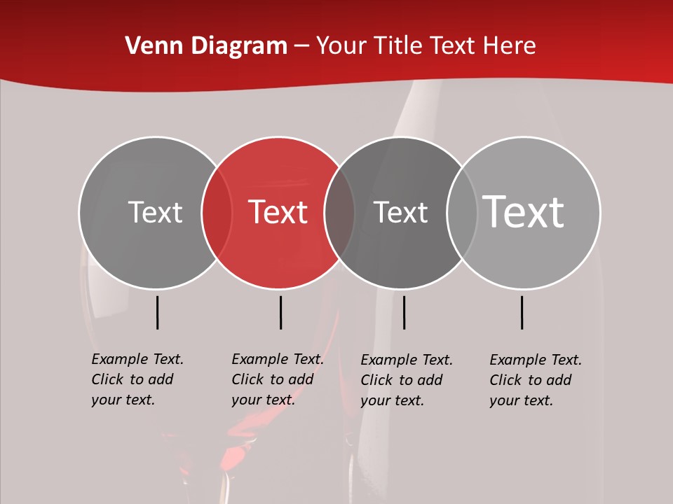 Copyspace Wineglass Alcohol PowerPoint Template
