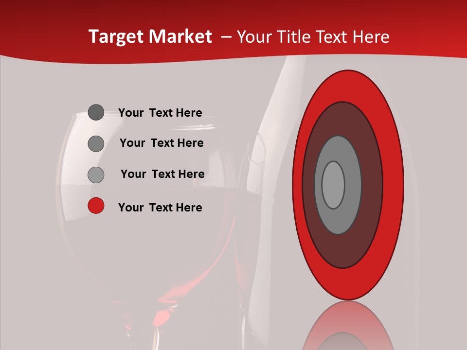 Copyspace Wineglass Alcohol PowerPoint Template