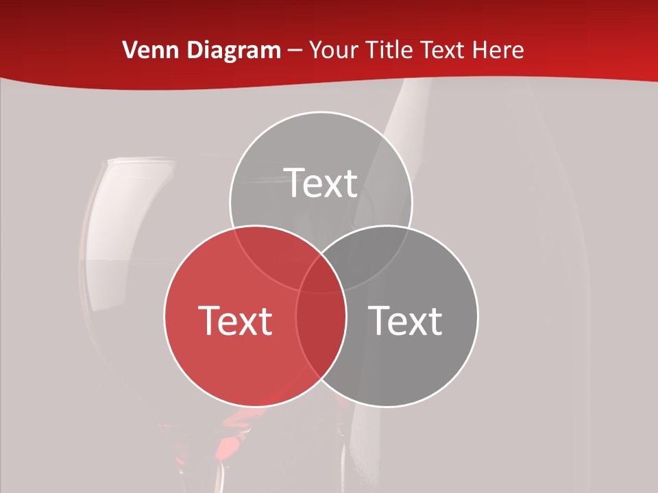Copyspace Wineglass Alcohol PowerPoint Template