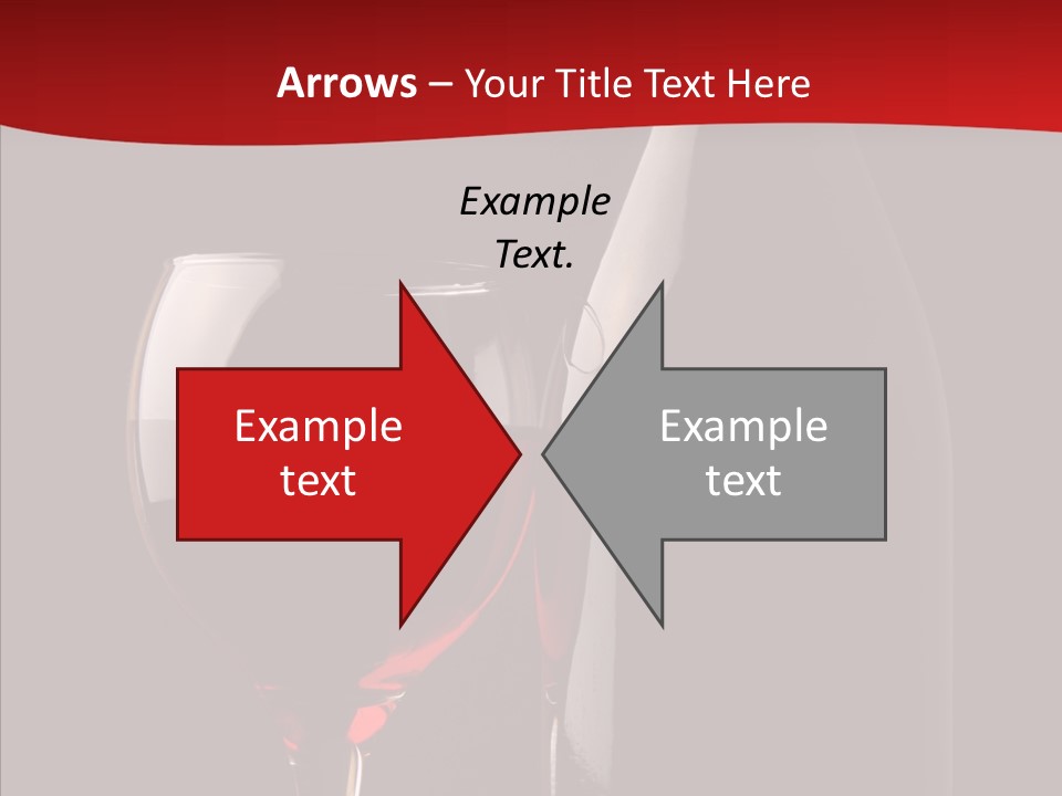 Copyspace Wineglass Alcohol PowerPoint Template