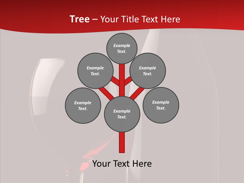 Copyspace Wineglass Alcohol PowerPoint Template