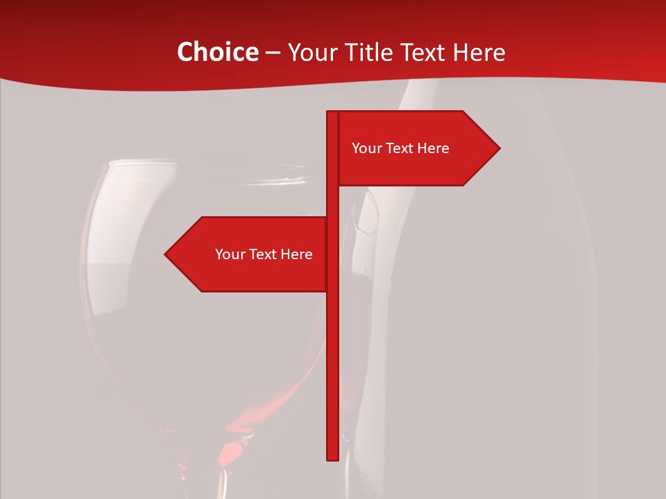 Copyspace Wineglass Alcohol PowerPoint Template