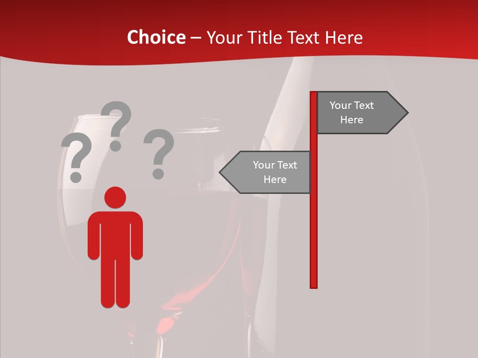 Copyspace Wineglass Alcohol PowerPoint Template