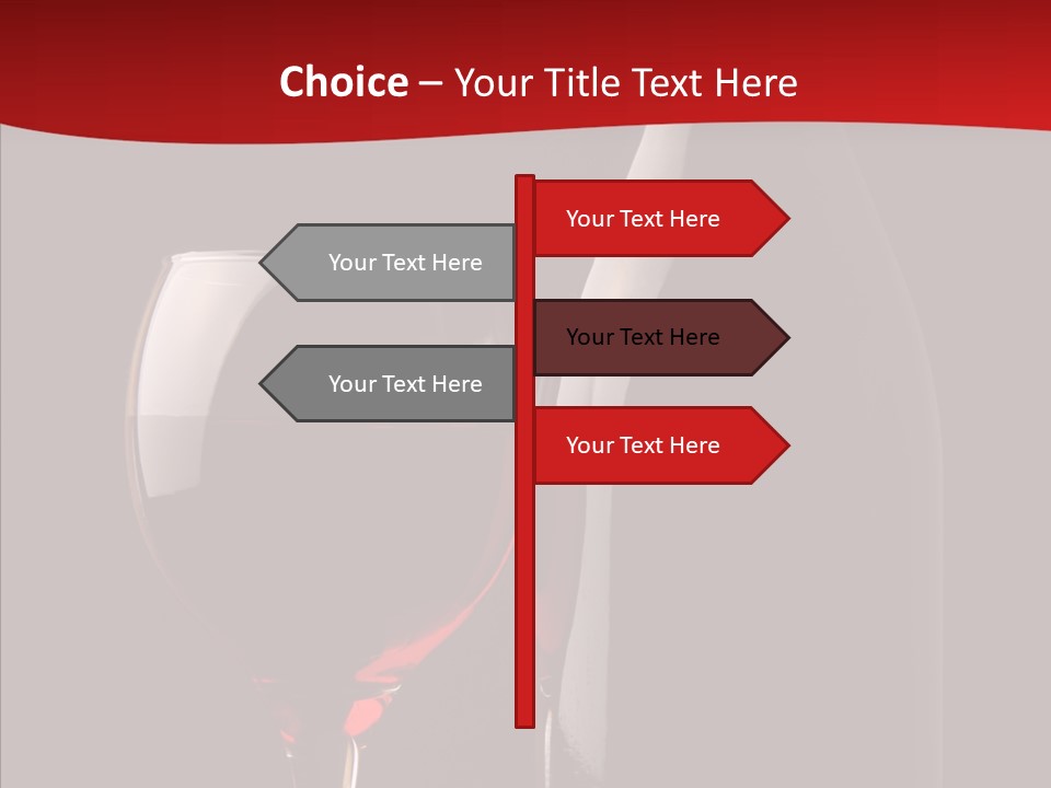 Copyspace Wineglass Alcohol PowerPoint Template