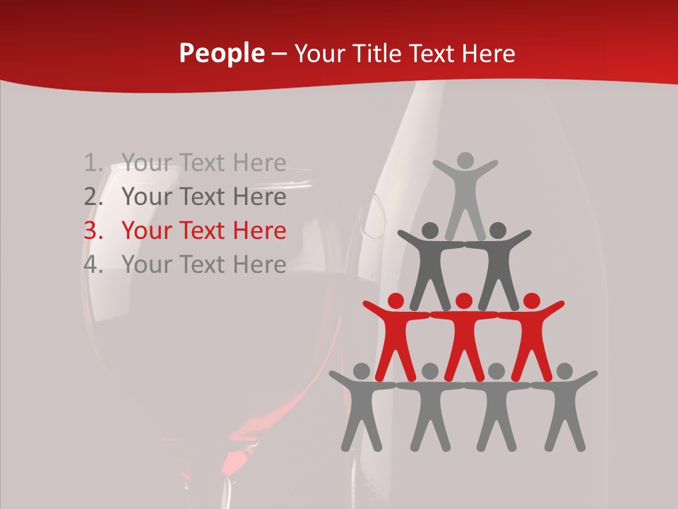 Copyspace Wineglass Alcohol PowerPoint Template