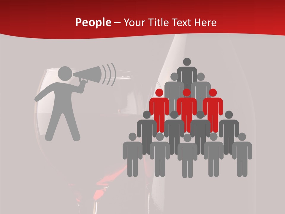 Copyspace Wineglass Alcohol PowerPoint Template