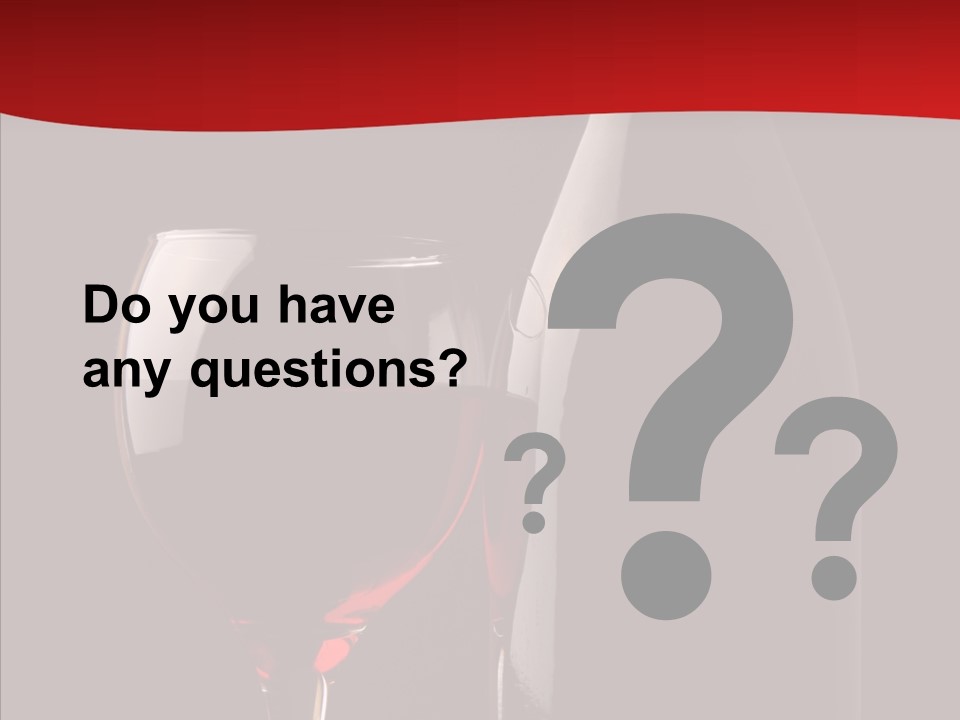 Copyspace Wineglass Alcohol PowerPoint Template