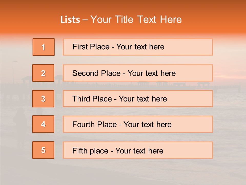 St Pete Tampa Bay Recreation PowerPoint Template
