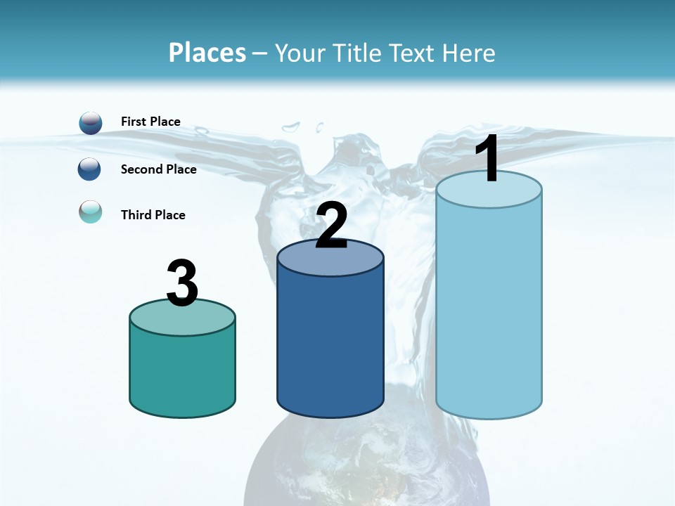 Drink Ecology Blue PowerPoint Template