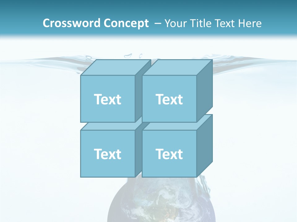 Drink Ecology Blue PowerPoint Template