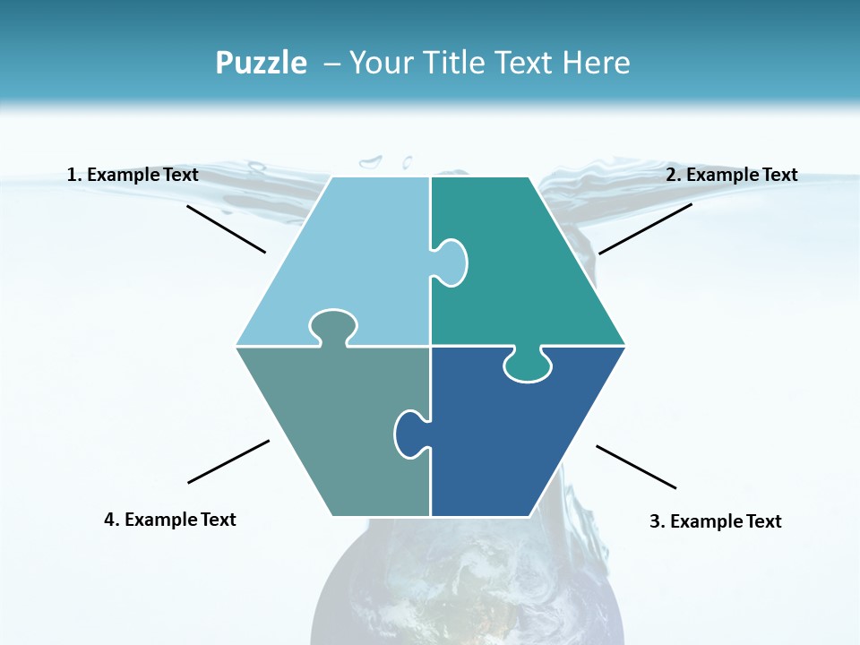 Drink Ecology Blue PowerPoint Template