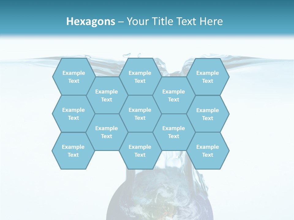 Drink Ecology Blue PowerPoint Template