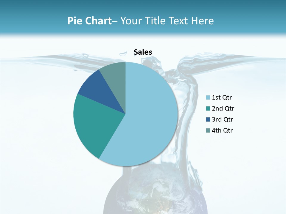 Drink Ecology Blue PowerPoint Template