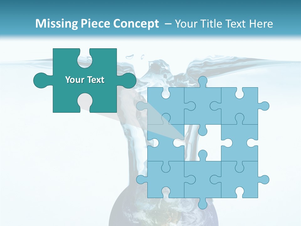 Drink Ecology Blue PowerPoint Template