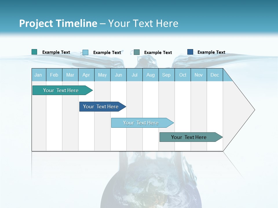 Drink Ecology Blue PowerPoint Template