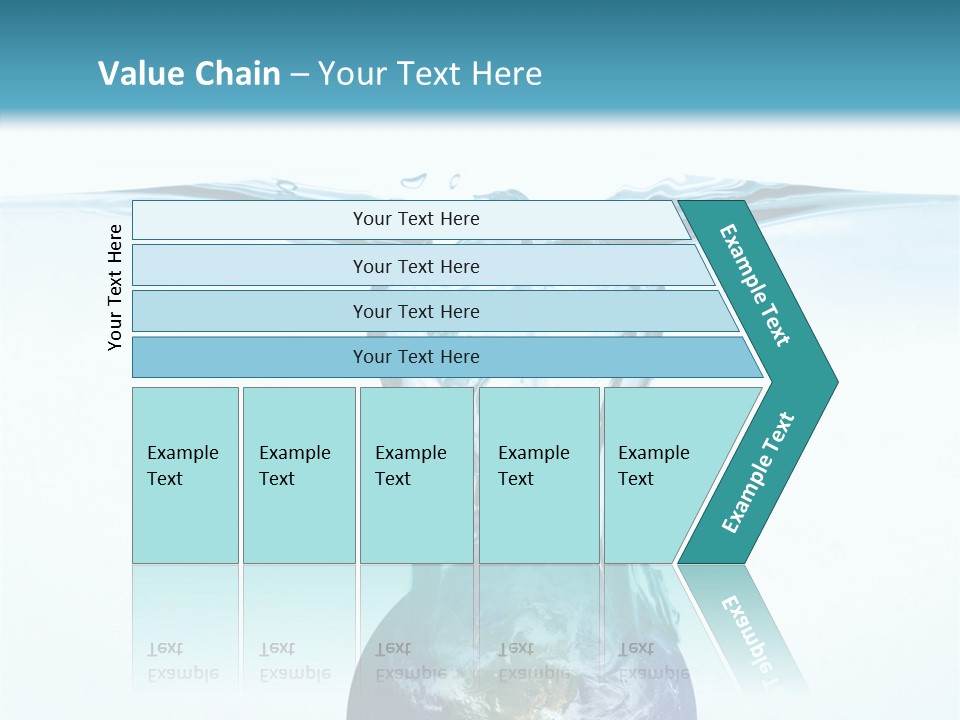 Drink Ecology Blue PowerPoint Template