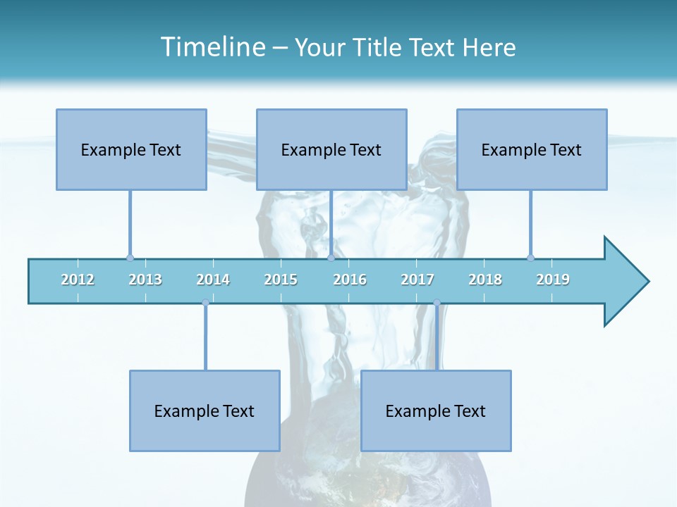 Drink Ecology Blue PowerPoint Template
