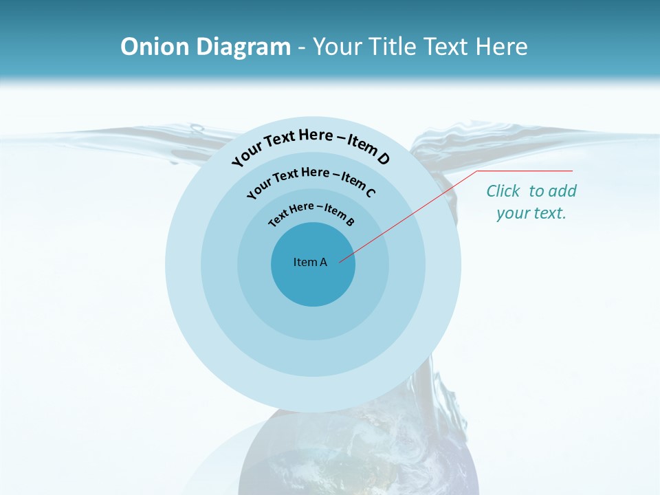 Drink Ecology Blue PowerPoint Template