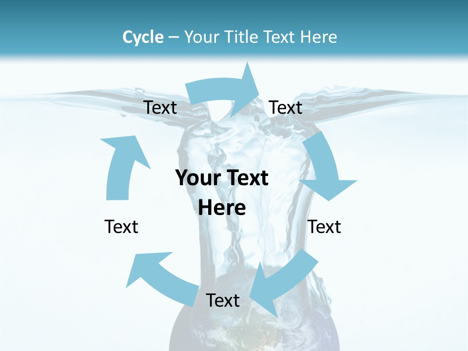 Drink Ecology Blue PowerPoint Template