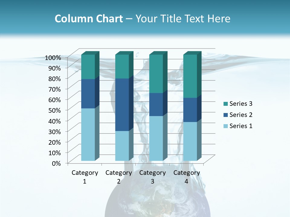 Drink Ecology Blue PowerPoint Template