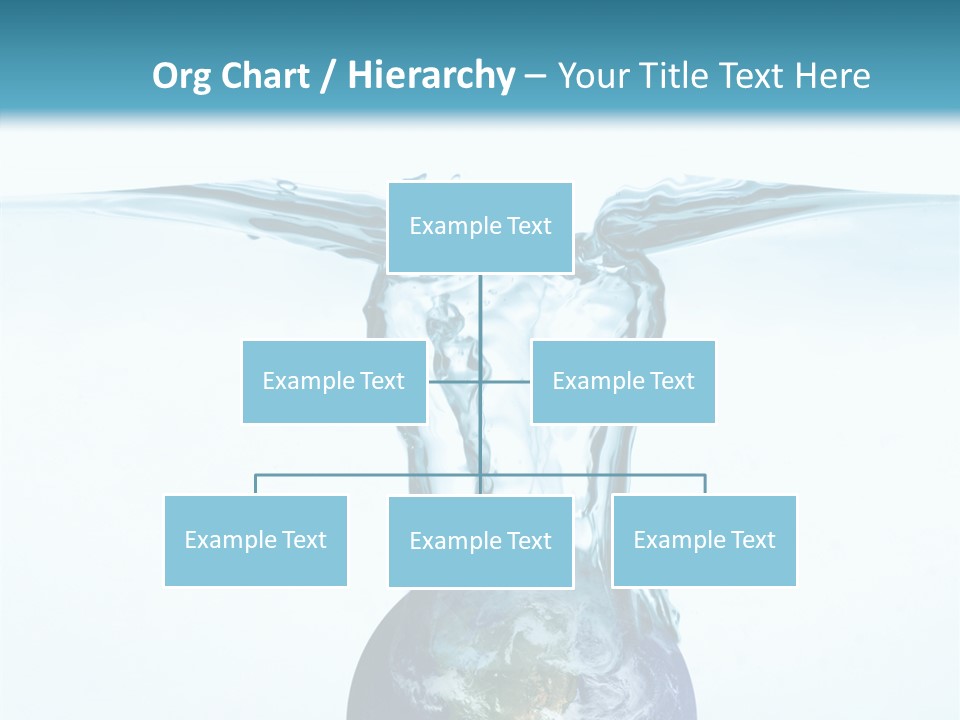 Drink Ecology Blue PowerPoint Template