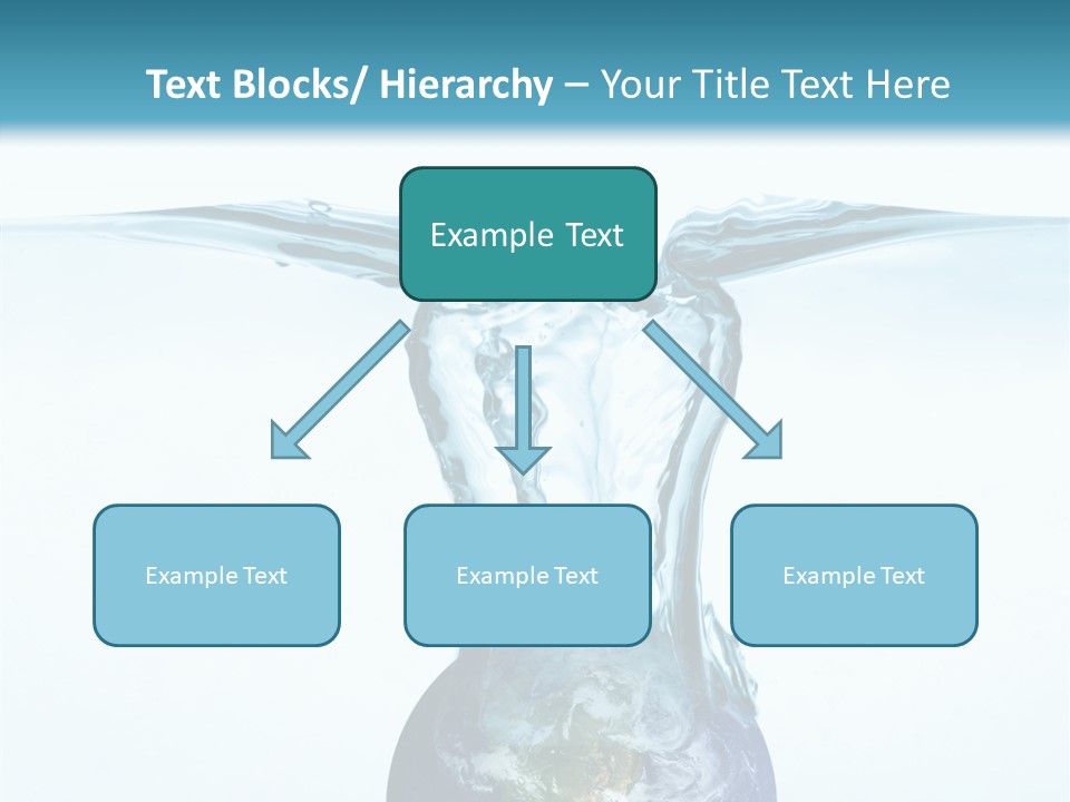Drink Ecology Blue PowerPoint Template
