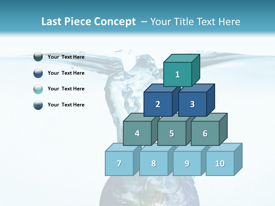 Drink Ecology Blue PowerPoint Template
