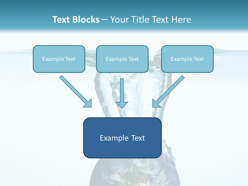 Drink Ecology Blue PowerPoint Template