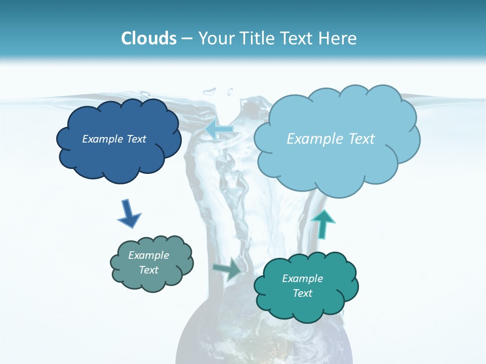 Drink Ecology Blue PowerPoint Template